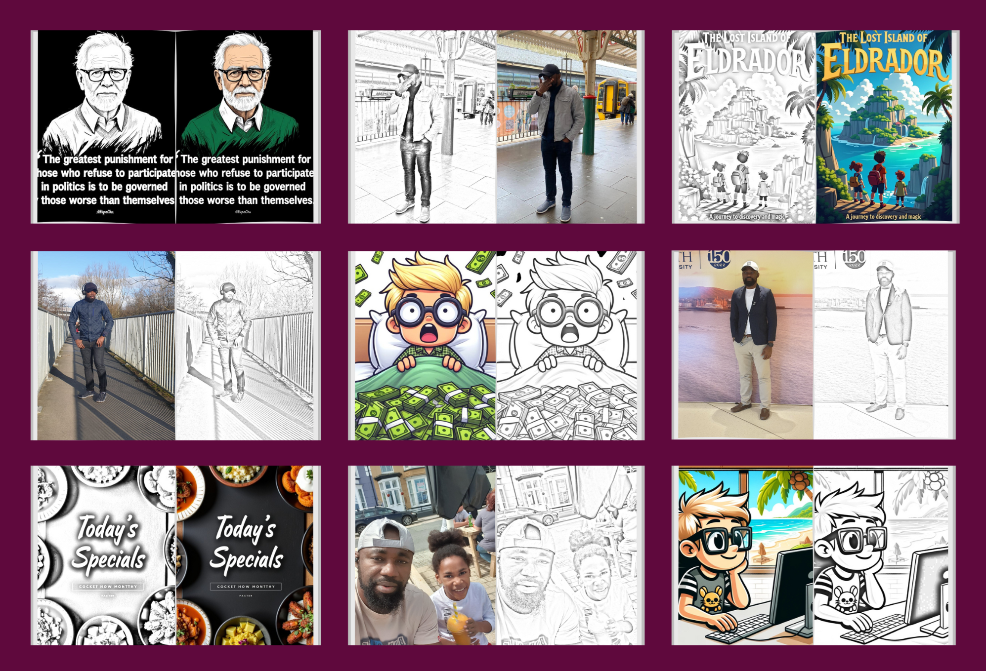 Bulk Image Sketch Processor Interface